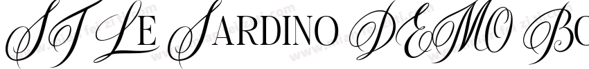 ST Le Sardino DEMO Bold字体转换